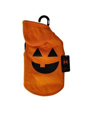 Buttons and Bones Dog Size S Fleece Pumpkin Hoodie Halloween Costume